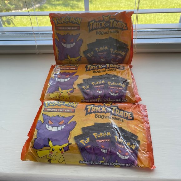 Pokemon TCG Trick or Trade BOOster Bundle Lot of 3 packs - Picture 2 of 5